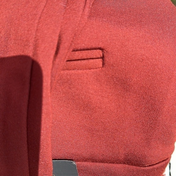 DALIA  size 4 fits like a 6 Rust stitch detail thin leg dress pant NWT - Picture 8 of 8